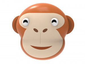 Animal Head 1 Cartoon 3D Modelo 3D