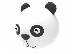 Animal Head 1 Cartoon 3D Modelo 3D