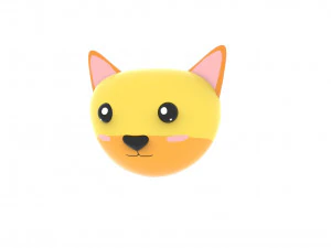 Animal Head 02 Cartoon 3D Model