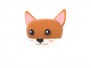 Animal Head 02 Cartoon 3D Model