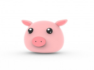 Animal Head 02 Cartoon Modelo 3D