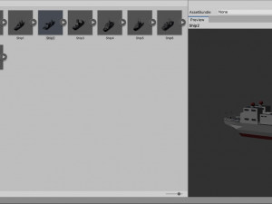 Battleship Collection group of ships and submarines 3d 3Dモデル