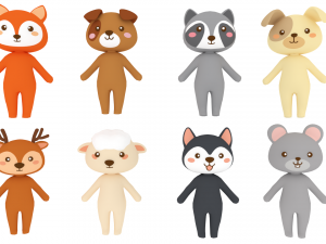 Little Animal Animated Pack 1 3D Model