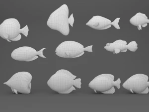 Fish Sea Collection 3 3D Model