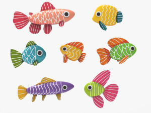 Fish Sea Collection 5 3D Model