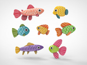Fish Sea Collection 5 3D Model