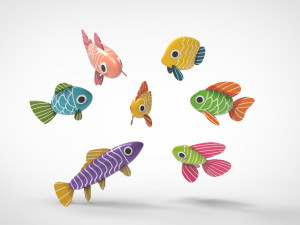 Fish Sea Collection 5 3D Model