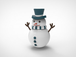 Snowmen collections 3D 3D मॉडल