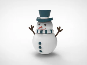 Snowmen collections 3D 3D Model
