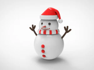 Snowmen collections 3D 3D Model