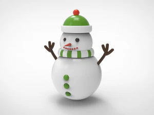 Snowmen collections 3D 3D Model