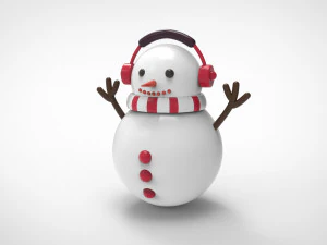 Snowmen collections 3D 3D Model