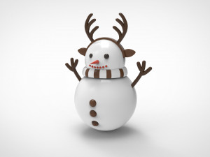 Snowmen collections 3D 3D मॉडल