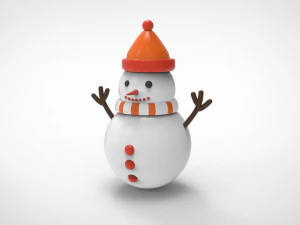 Snowmen collections 3D 3D Model