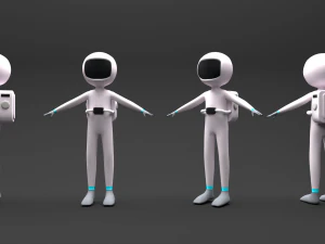 Astronaut 3D 3D Model