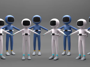 Astronaut 3D 3D Model