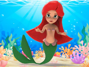 Dessin anim&eacute; de sir&egrave;ne anim&eacute; Modèle 3D