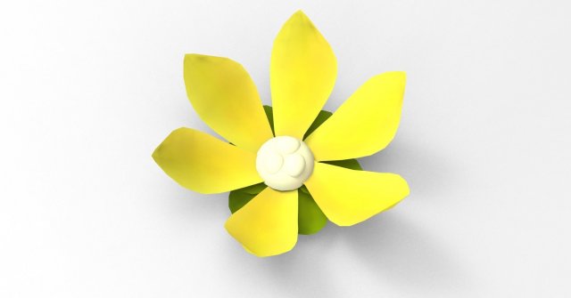 Ylang Ylang flower Model 3D .c4d .max .obj .3ds .fbx .stl .blend 