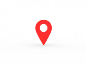 Ponteiro de mapa b&aacute;sico Modelo 3D