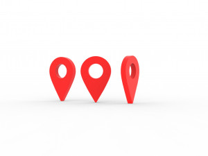 Map Pointer Basic Model 3D