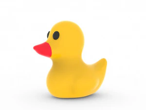 Rubber Duck simple 3D 3D Model