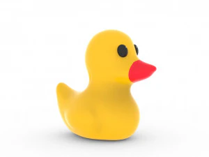 Rubber Duck simple 3D 3D Model