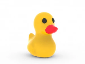 Rubber Duck simple 3D 3D Model