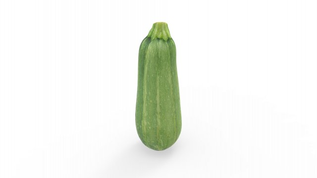 Zucchini low poly v001 3D 모델 .c4d .max .obj .3ds .fbx .stl .blend 
