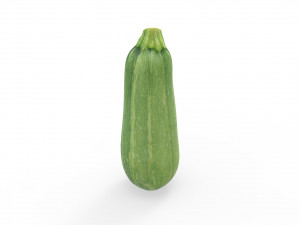 Zucchini low poly v001 3Dモデル