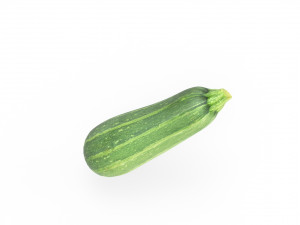 Zucchini low poly v001 3D 모델
