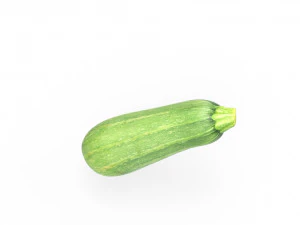 Zucchini low poly v001 3D Model