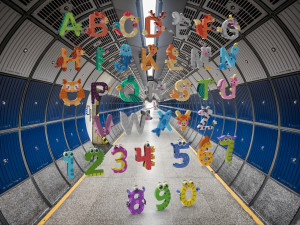 Cartoon Animal Alphabet 3D 3D मॉडल