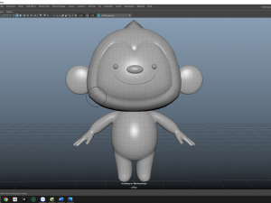 Cartoon Monkey Rigged Modelo 3D