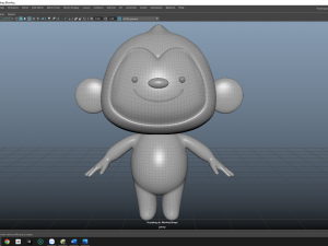 Cartoon Monkey Rigged Modelo 3D