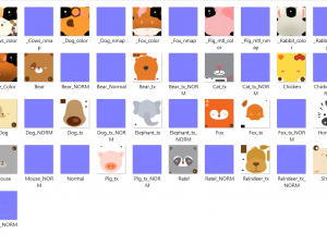 Animal Head Pack 001 3D Модель