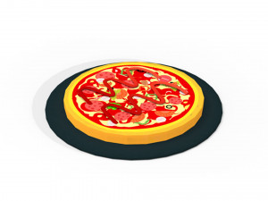 Cartoon Food Collection 01 Modello 3D