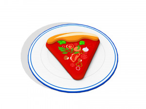 Cartoon Food Collection 01 Modello 3D