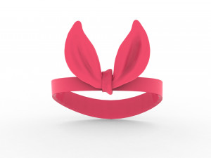 Headband Bow 3D 3D 모델