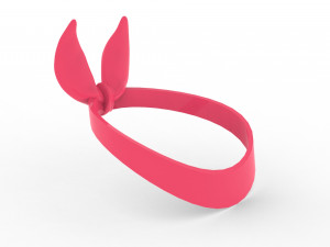 Headband Bow 3D 3D Model