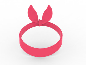 Headband Bow 3D 3D Model