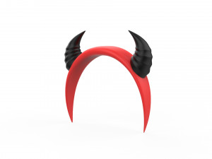 Headband flat carnival v001 3D 모델