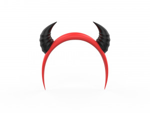 Headband flat carnival v001 3D Model