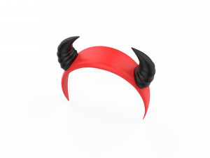 Headband flat carnival v001 3D Model