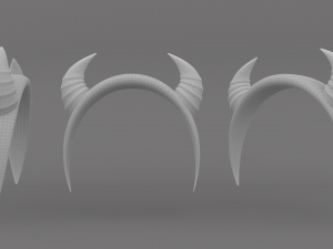 Headband flat carnival v001 3D Model
