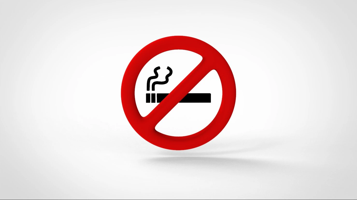 No Smoking Icon v001 3D Model .c4d .max .obj .3ds .fbx .stl .blend 