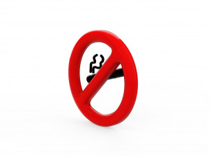 No smoking icon v002 Modèle 3D