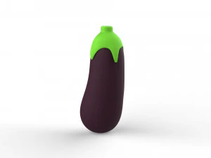 Eggplant Fruit v001 3D Model