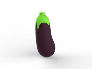 Eggplant Fruit v001 3D Модель