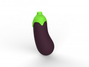 Eggplant Fruit v001 3D Модель