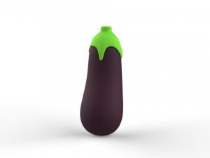 Eggplant Fruit v001 3D Модель